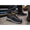 CAT Elmore Mid Safety Boots Steel Toe Caps Grey